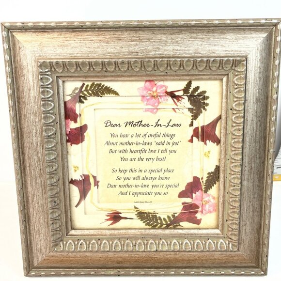 Framed Poem "Dear Mother-In-Law" By Creative Products - Picture 2 of 7